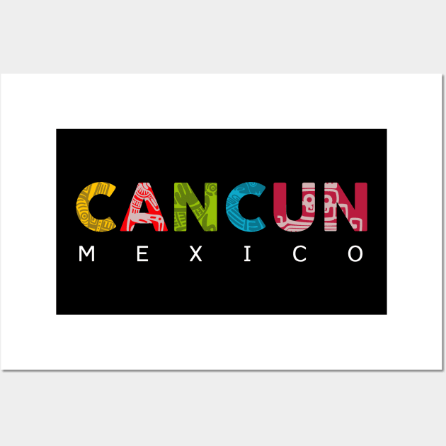 Cancun Mexico Wall Art by Jamrock Designs